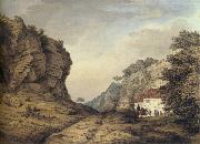 Samuel Hieronymous Grimm Cresswell Crags Germany oil painting artist